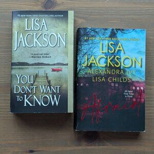 Afraid / You Dont Want to Know 2pk Paperbacks By Lisa Jackson, Alex Ivy, Childs